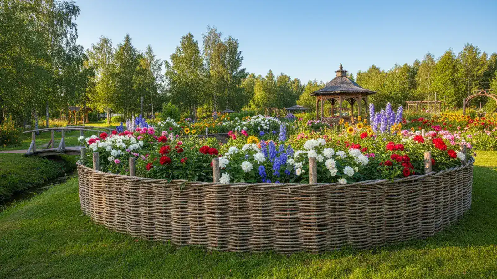 Плетень палисадник в Семрино